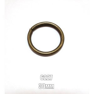 Кольца, кольца карабины Кольцо №6227 30мм антик